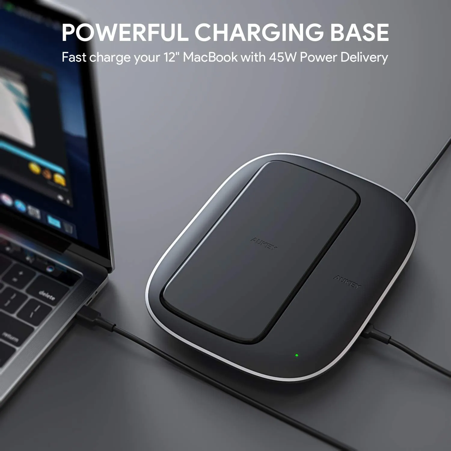 10,000mAh Power Bank with Built-In Wireless Charging Pad   Power Delivery Charging Base