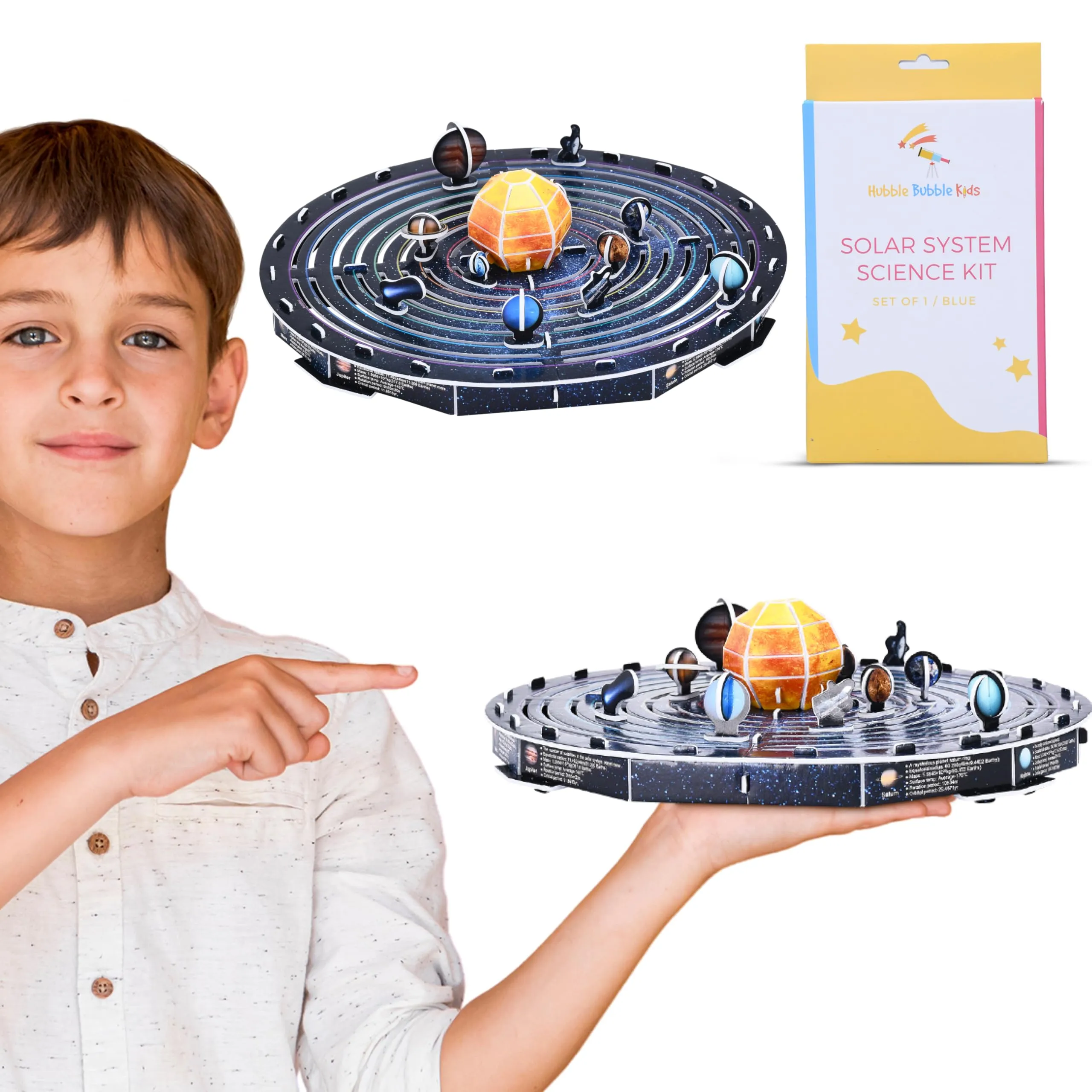 3d Solar System Puzzle Kit For Kids - Planets Model Puzzle - Space Toys