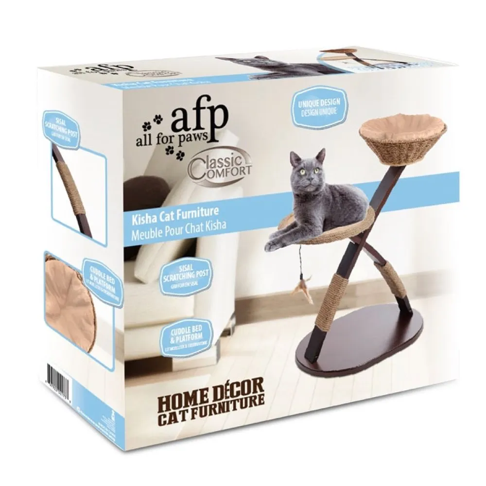 All For Paws Kisha Double Cat Perch