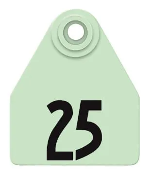 Allflex Global Numbered Ear Tags (Medium), 25 count