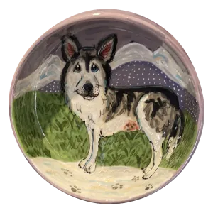 Ausky Heartly Dog Bowl