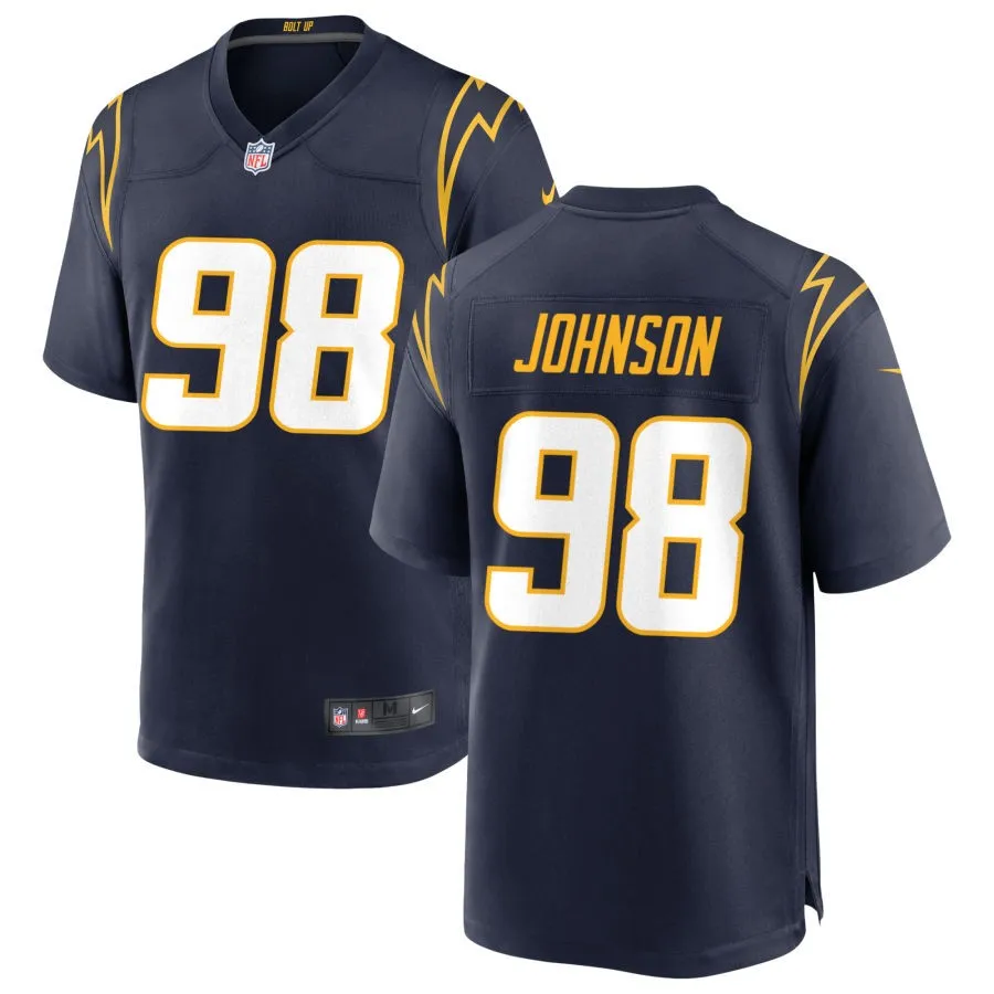 Austin Johnson Los Angeles Chargers Nike Alternate Game Jersey - Navy