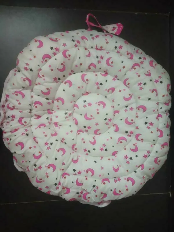 Baby Circle Bed with Baby Nest, Small Bed and Complementary Pillows