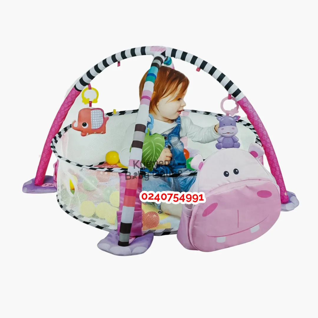 Baby Play Mat With Toys (Activity Gym & Ball Pit With 20 Balls) [668-33]