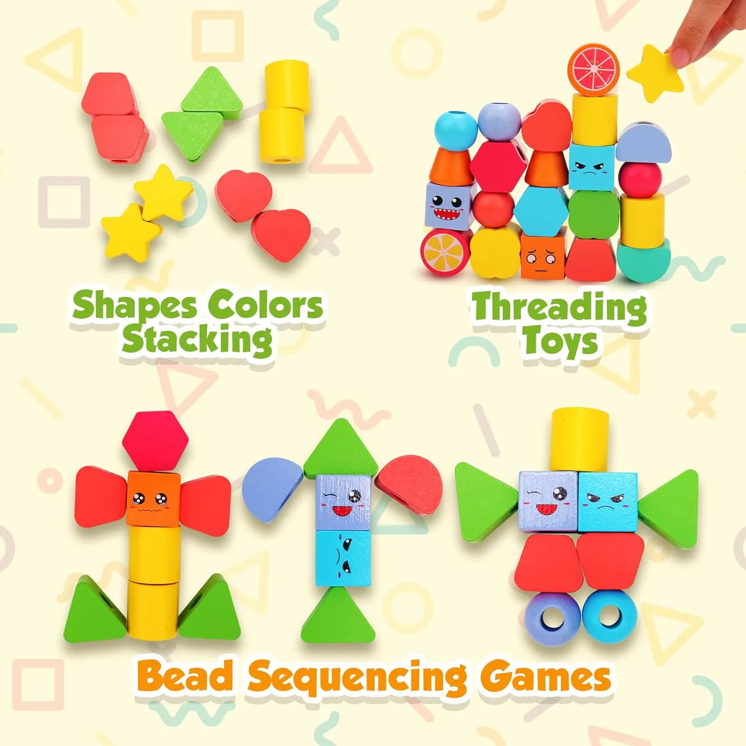 Beads Sequencing Set - Montessori Aligned