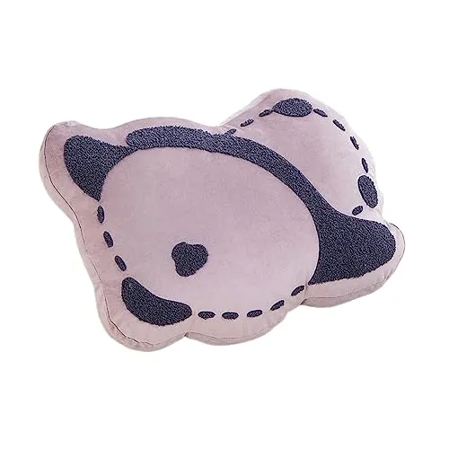 CALANDIS® Panda Plush Pillow Soft Gifts Cute Plush Toy for Adults Gaming Bedroom Purple | 1Pcs Panda Throw Pillow Case