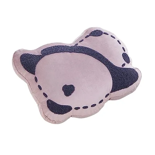 CALANDIS® Panda Plush Pillow Soft Gifts Cute Plush Toy for Adults Gaming Bedroom Purple | 1Pcs Panda Throw Pillow Case