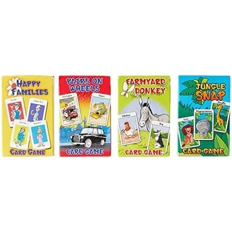 Cartamundi Children’s Card Games - 4 Assorted Games To Choose