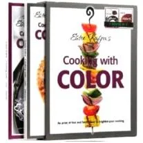 Cooking with Color. By Estee Kafra (2 Volumes slipcased)