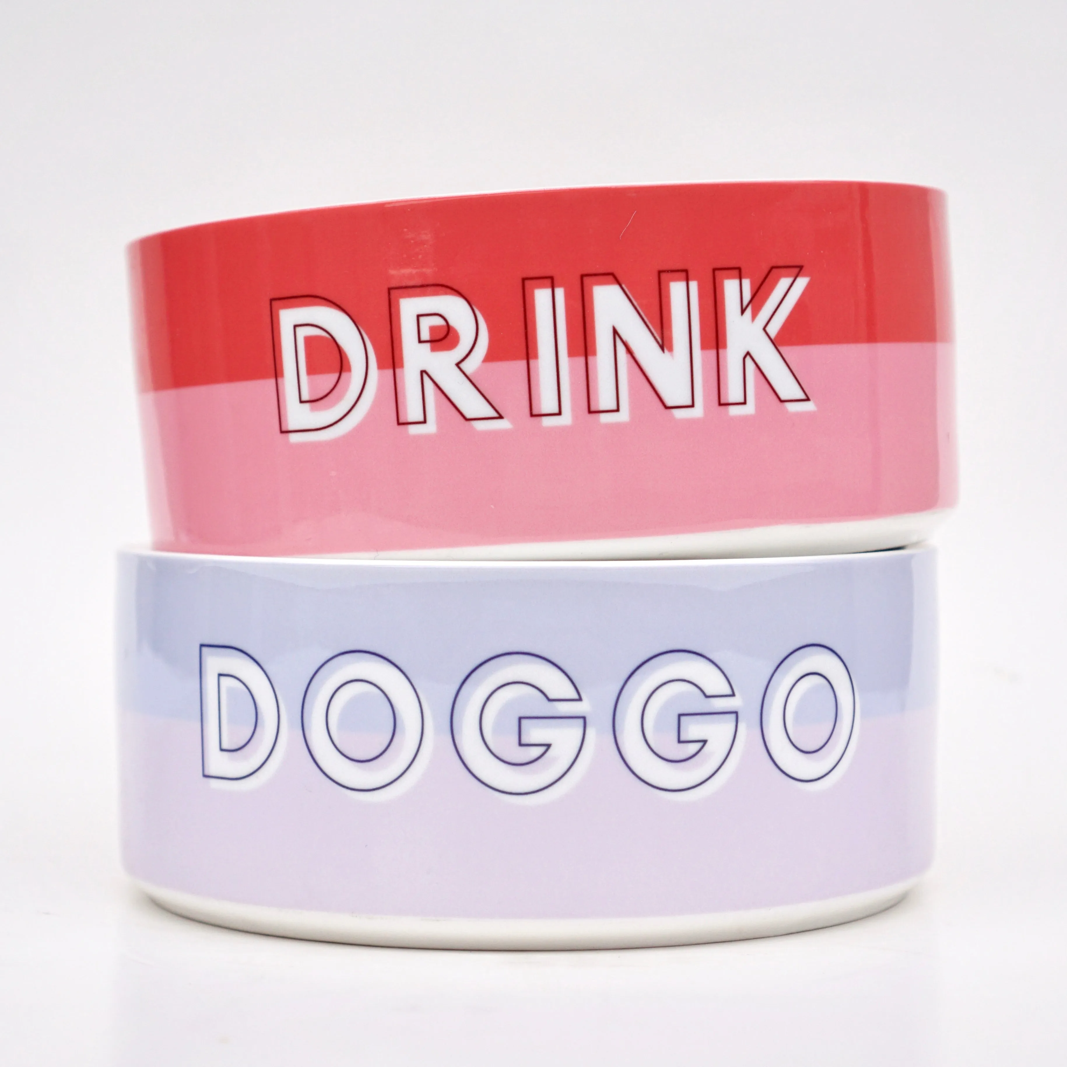 Custom Color Duo Dog Bowl