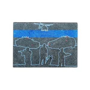 Cutting Board - Thin Blue Line