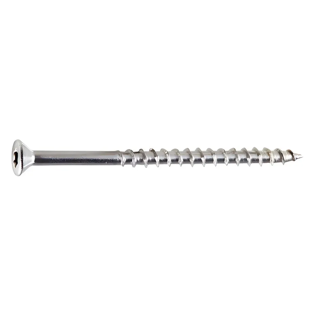 Deck-Drive DWP WOOD SS Screw - #7 x 1 in. T15, Trim Head, Type 316 (5 lb.)