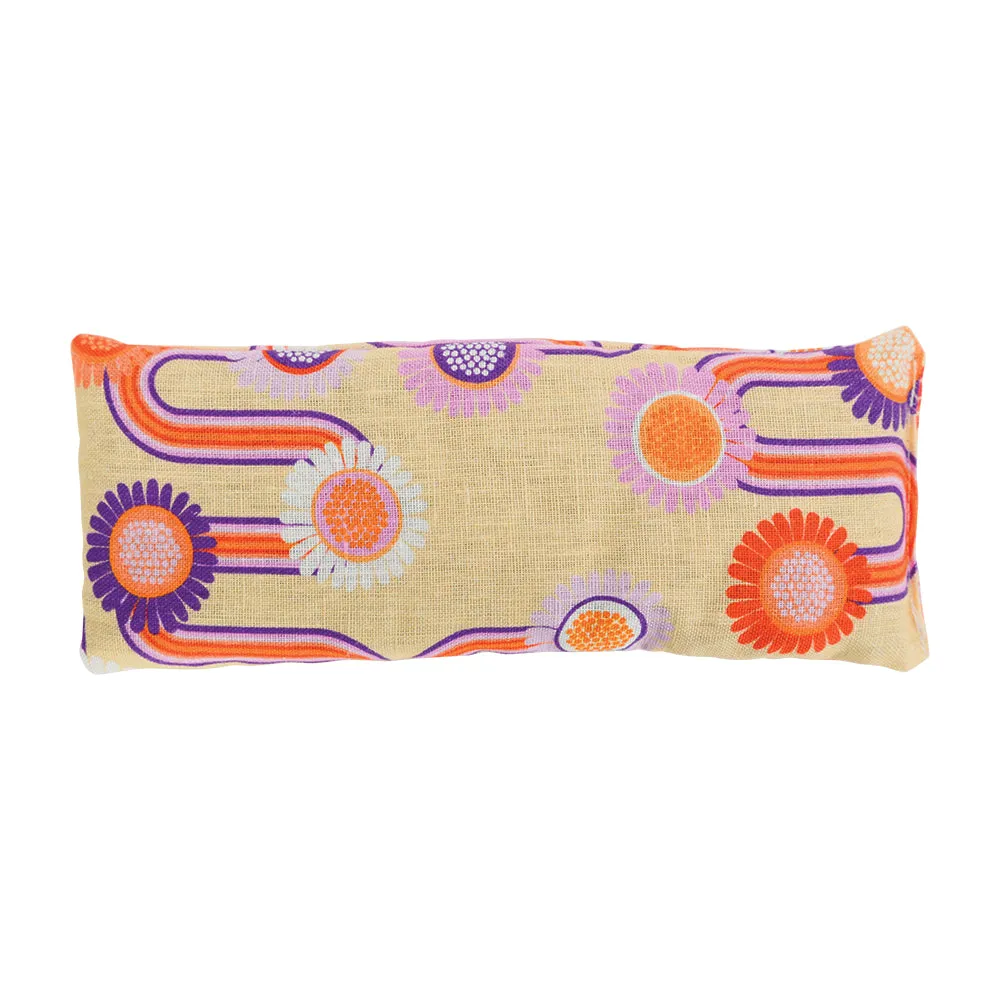 Eye Rest Pillow - Linen - Groovy Rainbows