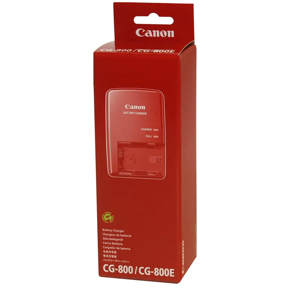 Genuine Canon CG-800 Original Charger for Canon Camcorder Battery BP-820 BP-828 Retail Packaging