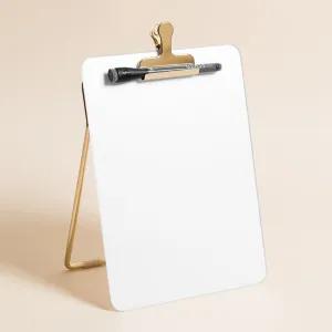 Glass Dry Erase Easel White