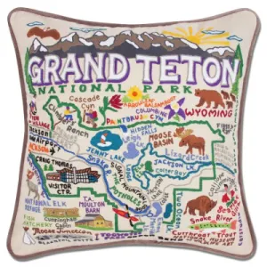 GRAND TETONS PILLOW BY CATSTUDIO