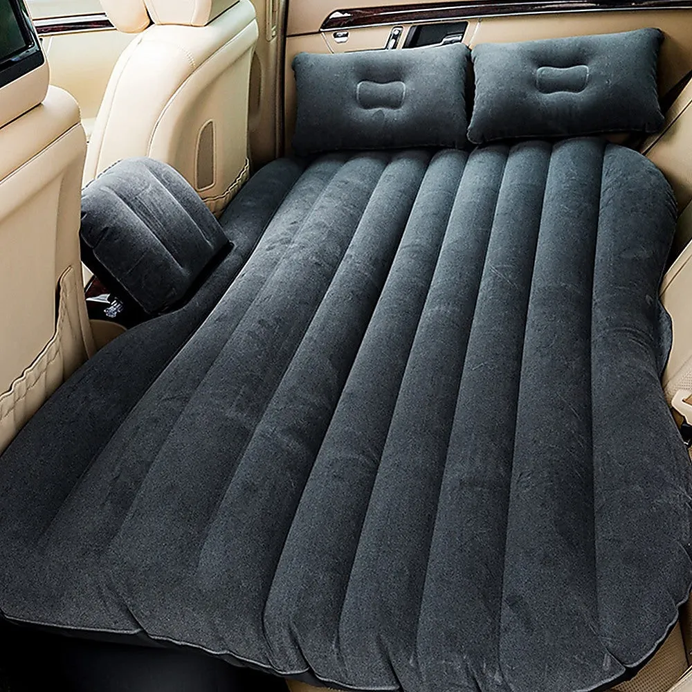 High-Quality Inflatable Car Mattress w/ Pump, Pillows & Bag