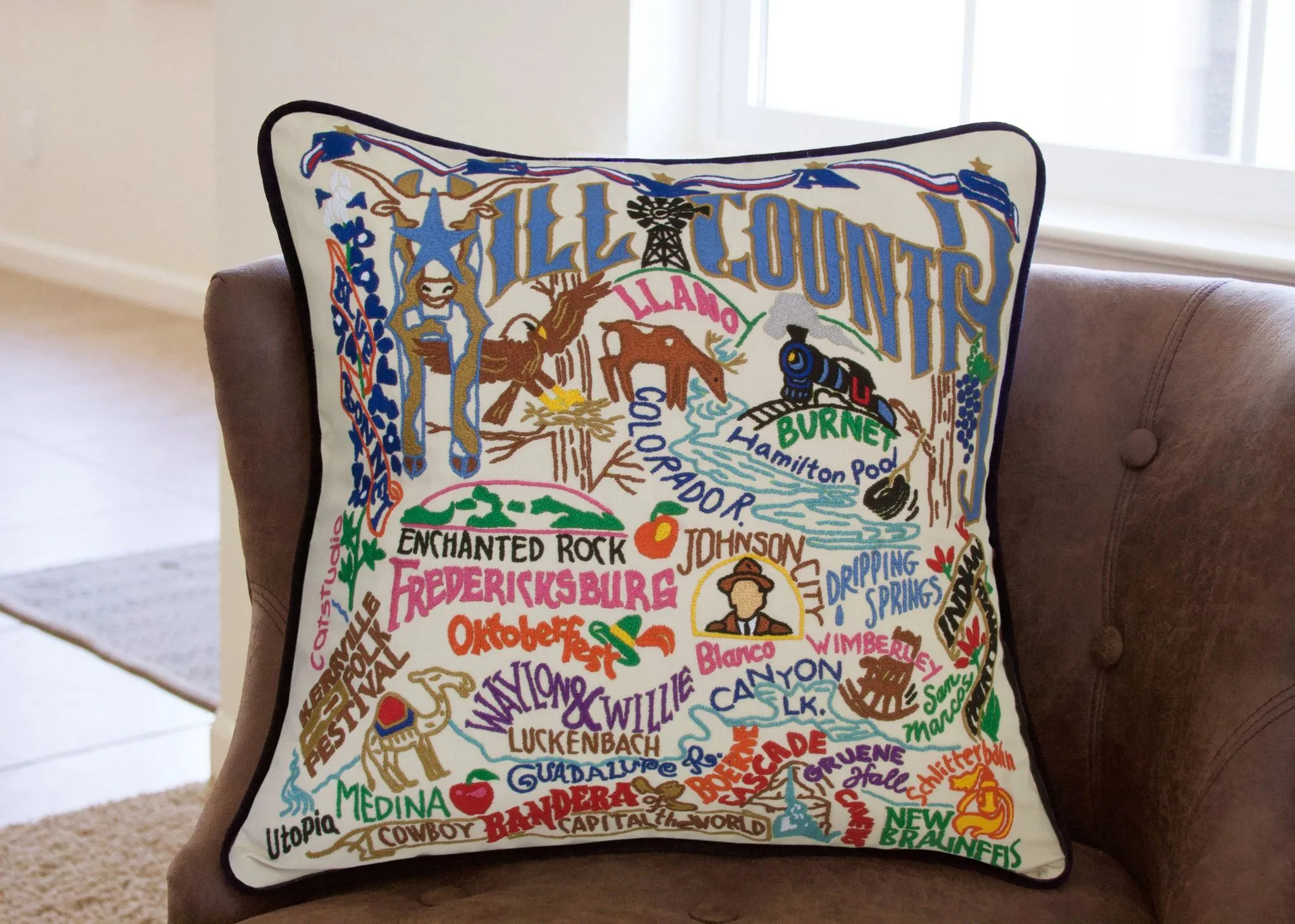 HILL COUNTRY PILLOW BY CATSTUDIO