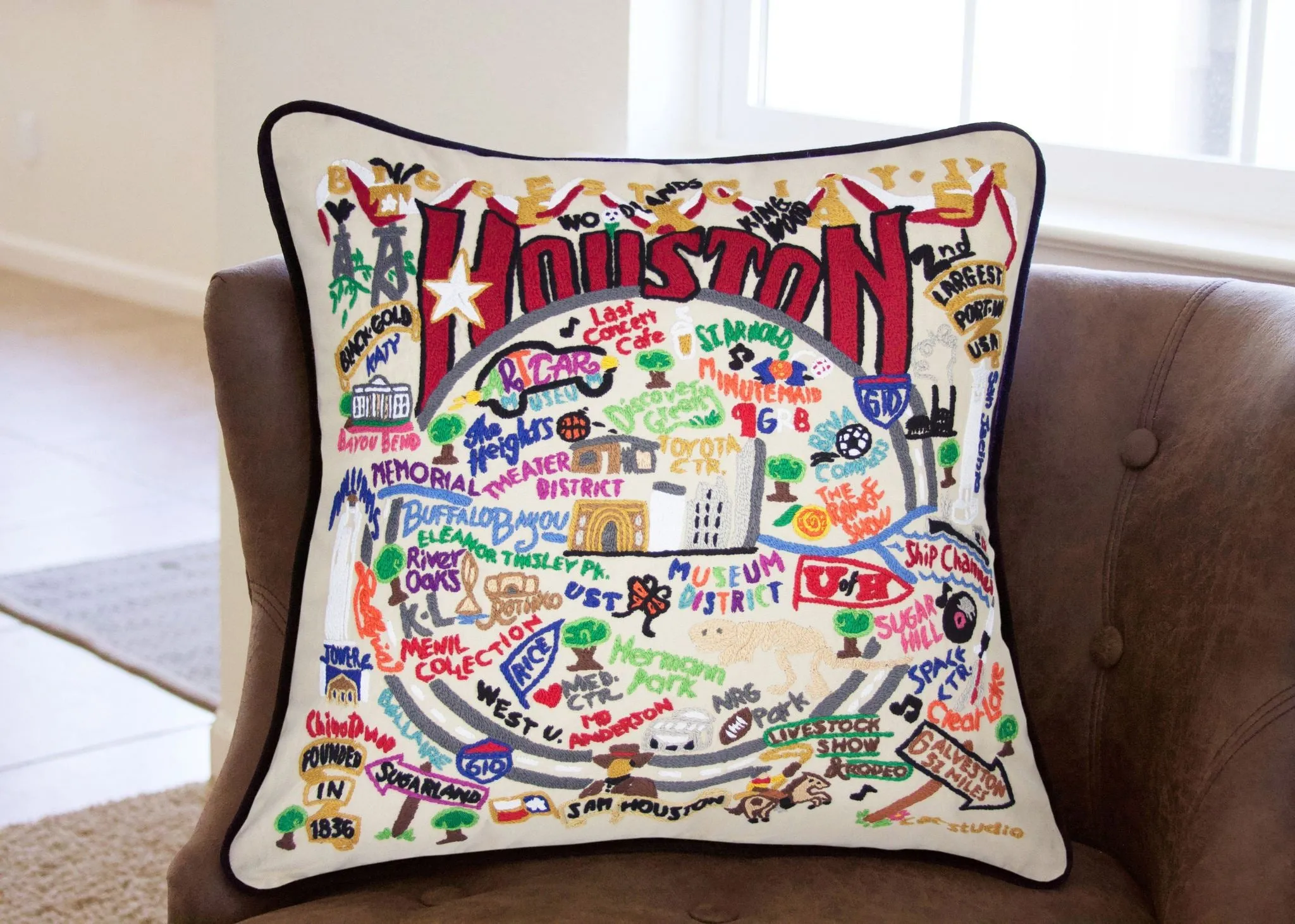 HOUSTON PILLOW BY CATSTUDIO