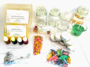 iKalaa Gel Wax Candle Making Kit (medium)