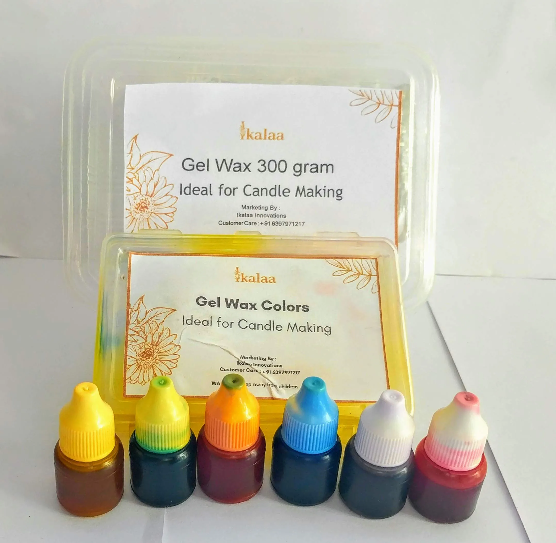 iKalaa Gel Wax Candle Making Kit (medium)