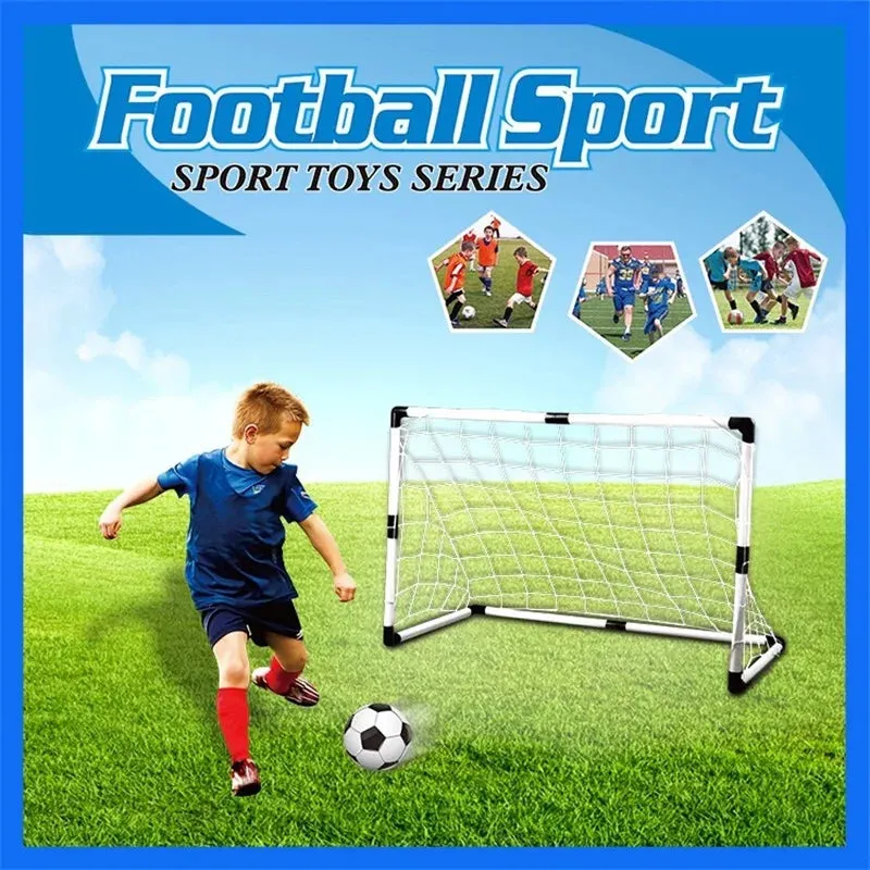 Kids Football Goal Play Set With Air Pump