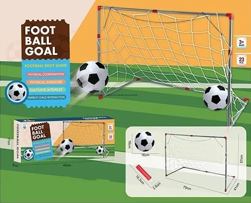 Kids Football Goal Play Set With Air Pump