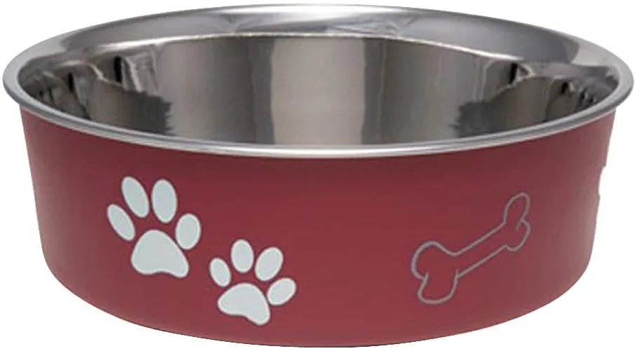 Loving Pets Bella Dog Bowls, Stainless Steel