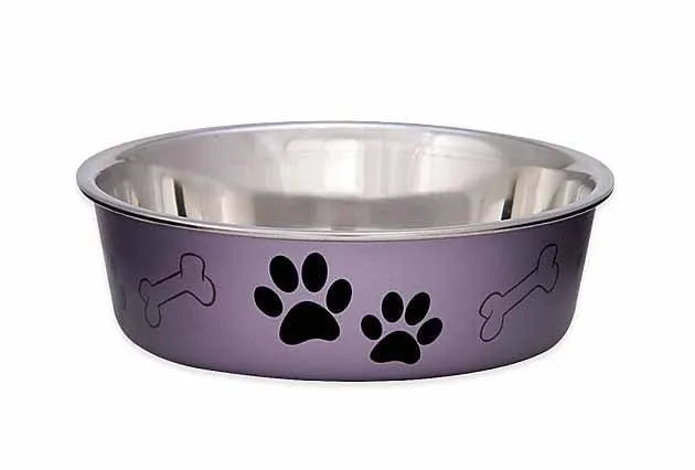 Loving Pets Bella Dog Bowls, Stainless Steel