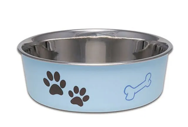 Loving Pets Bella Dog Bowls, Stainless Steel