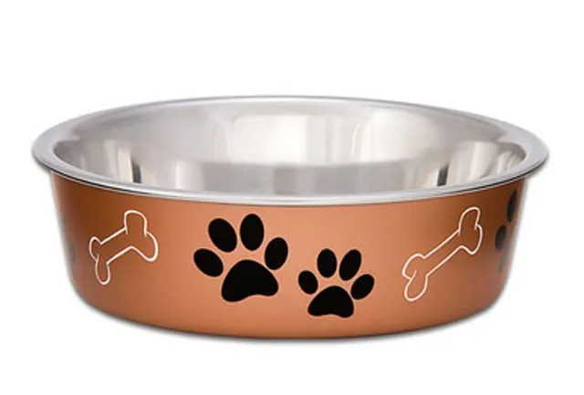 Loving Pets Bella Dog Bowls, Stainless Steel