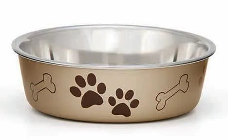 Loving Pets Bella Dog Bowls, Stainless Steel