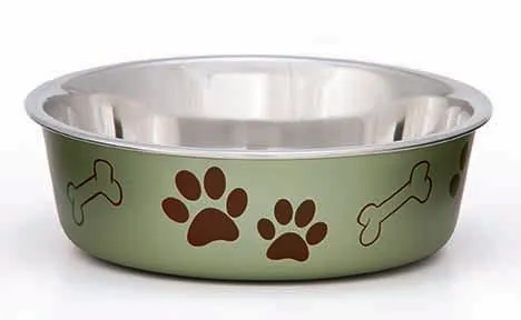 Loving Pets Bella Dog Bowls, Stainless Steel