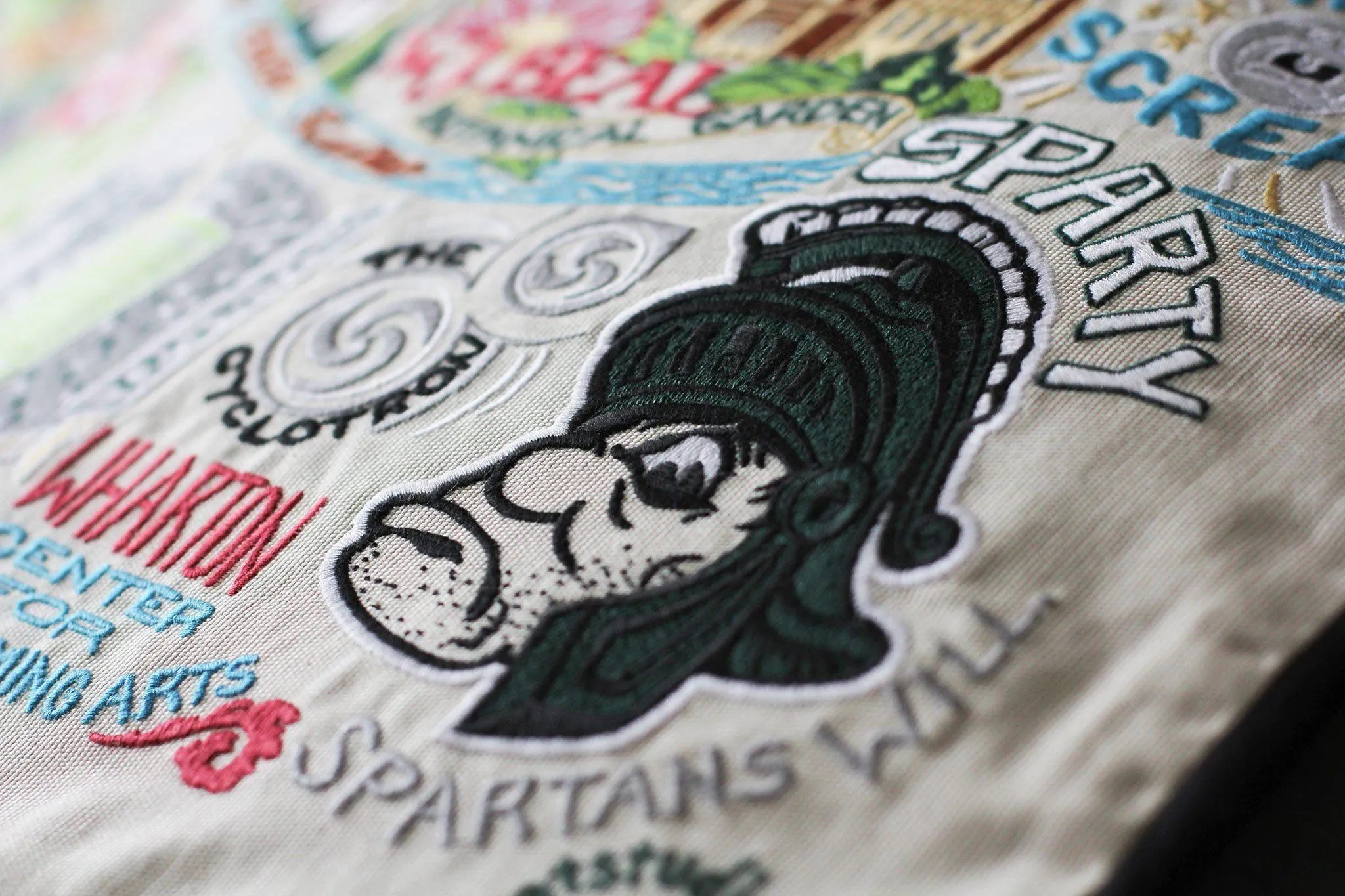 MICHIGAN STATE UNIVERSITY PILLOW BY CATSTUDIO