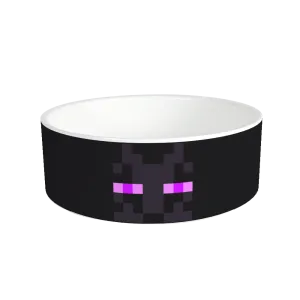 Minecraft Enderman Big Face Personalized Pet Bowl