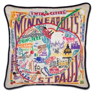 MINNEAPOLIS-ST.PAUL PILLOW BY CATSTUDIO