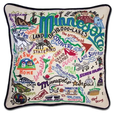 MINNESOTA PILLOW BY CATSTUDIO