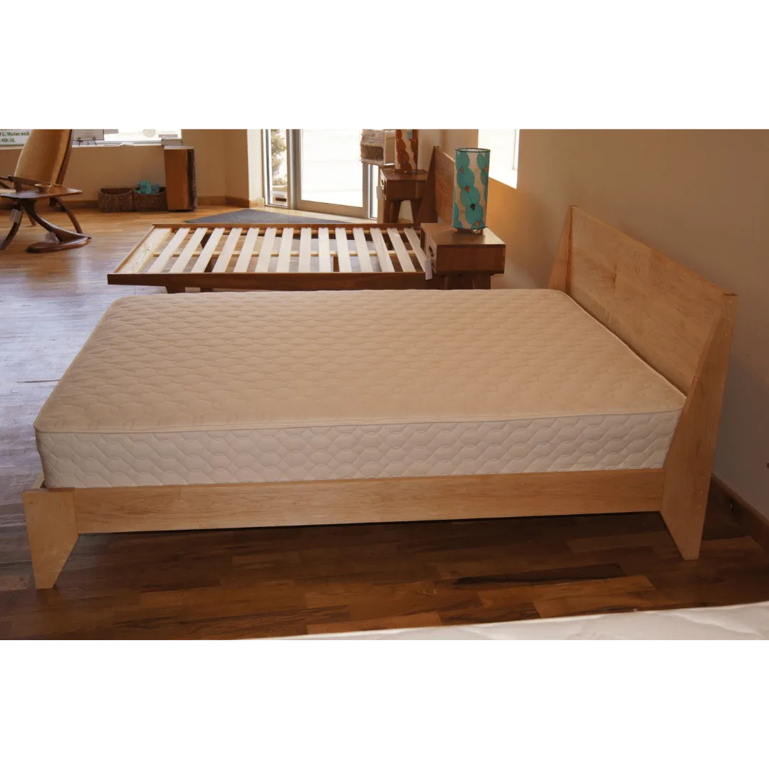 Modern "TWO" Platform Bed: Handmade Mid Century Modern Bed, Solid Wood with Organic Finish