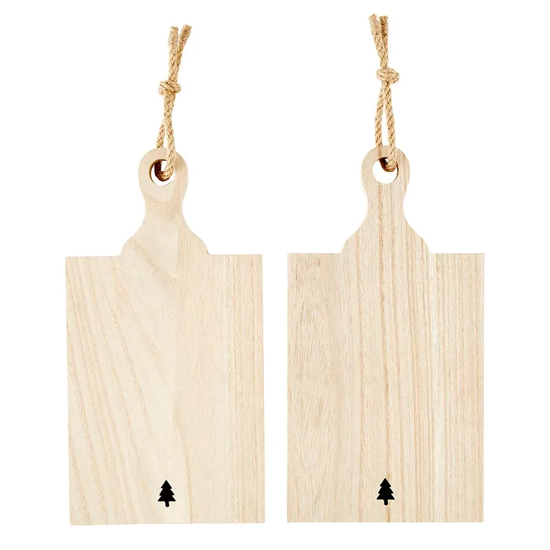 Natural Wood Boards Set