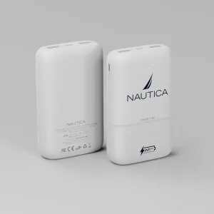 Nautica Urban Pocket Portable Charger PB215 10K Mah - White