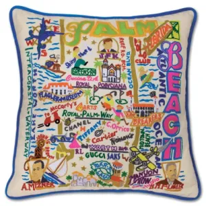 PALM BEACH PILLOW BY CATSTUDIO