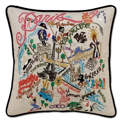 PARIS PILLOW BY CATSTUDIO