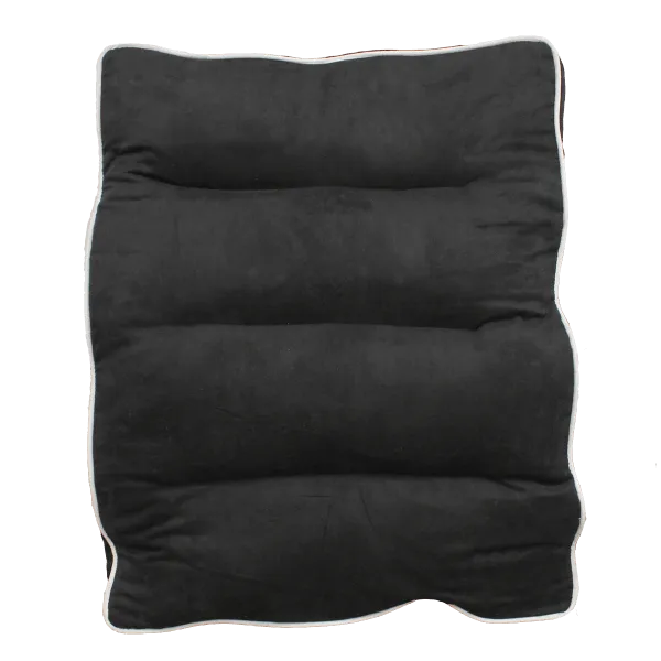 PetPals Black Faux Suede Pet Bed