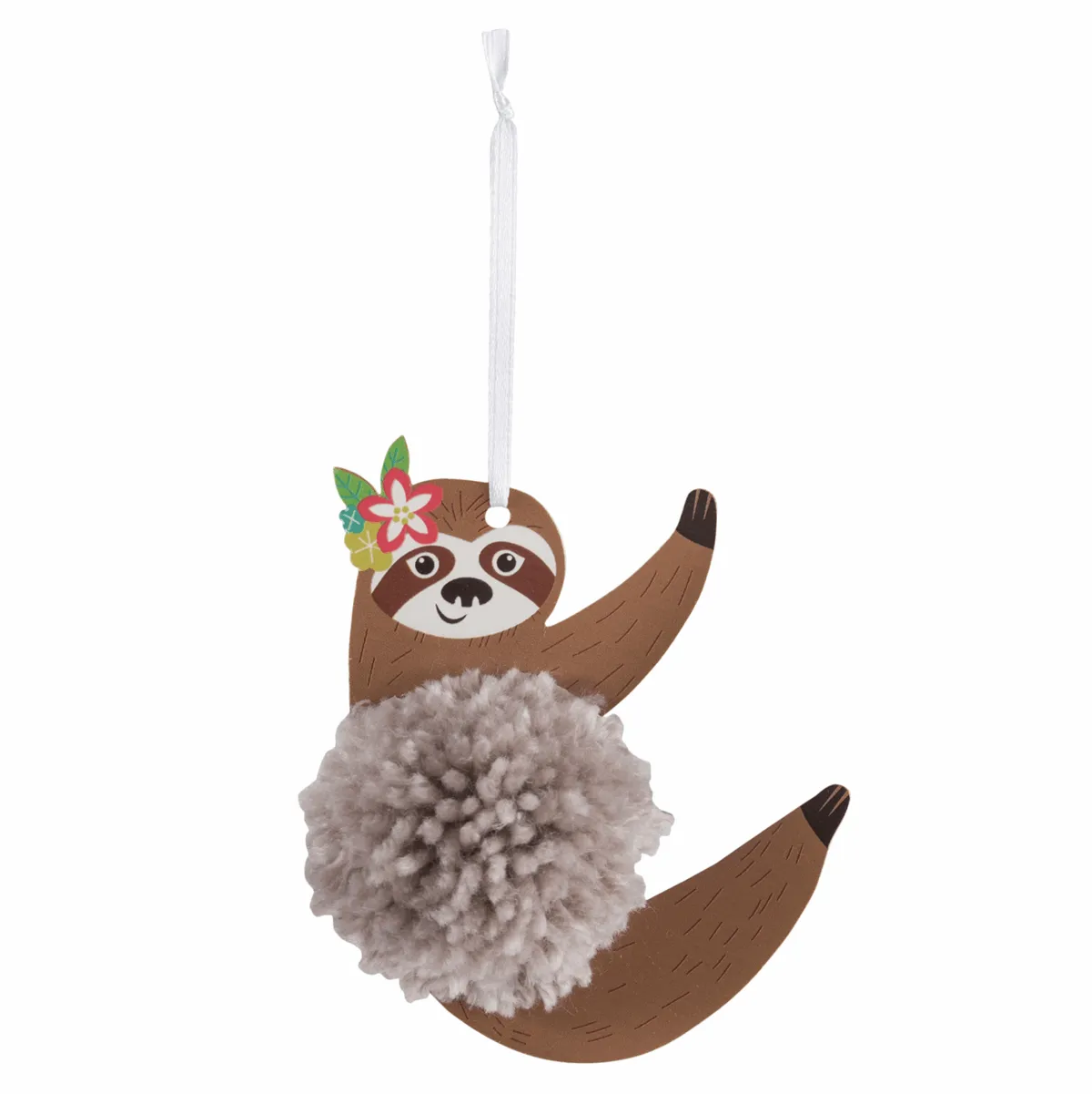 Pom Pom Decoration Kit: Sloth