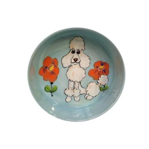 Poodle 2 Dog Bowl