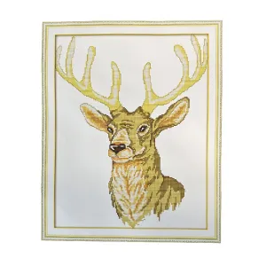 Poppy Crafts Cross-Stitch Kit 59 - Antler*