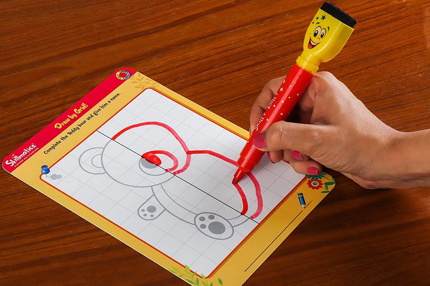 Skillmatics Educational Game: Boredom Buster (3-6 Years) | Creative Fun Activities for Kids | Erasable and Reusable Mats