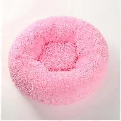 Soft and Fluffy Plush Calming Pet Bed With Removable Cover