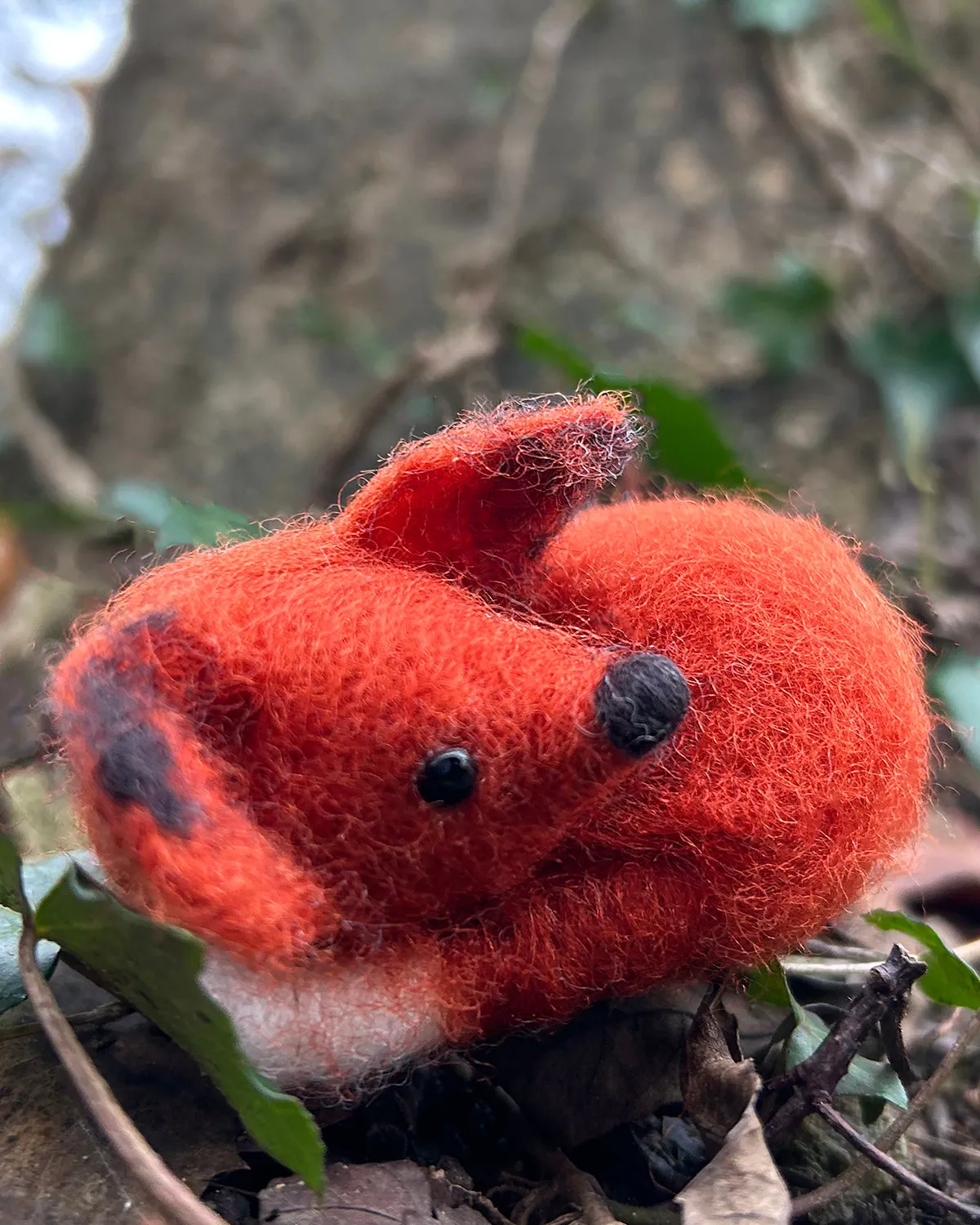 The Makerss - Small Fox Cub Needle Felt Kit