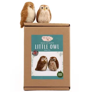 The Makerss - Small Little Owl Needle Felt Kit